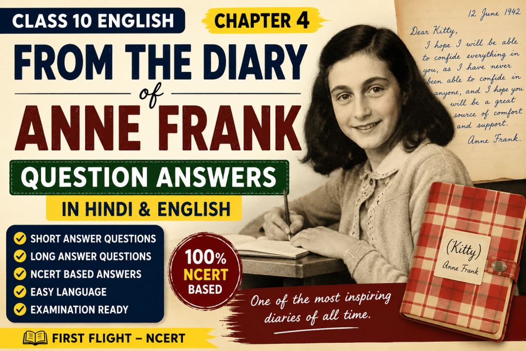 From the Diary of Anne Frank Class 10 Answer