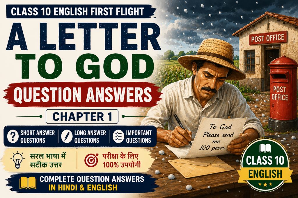 A Letter to God Question Answers in Hindi and English Class 10